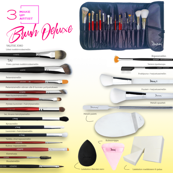 Opiskelijasetti - MUA3 BRUSH DELUXE